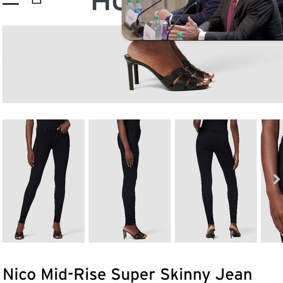 NWT Hudson Nico Mid-Rise Super Skinny Jean sz29BinE